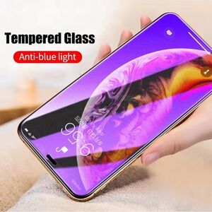 Premium Tempered Glass Screen Protector with Anti-blue Light for iPhone 12/Pro